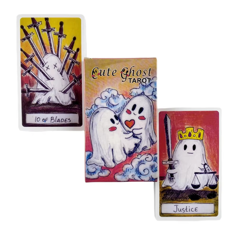 Board Game Of Life - Set Mainan Kartu Tarot Hantu Lucu,