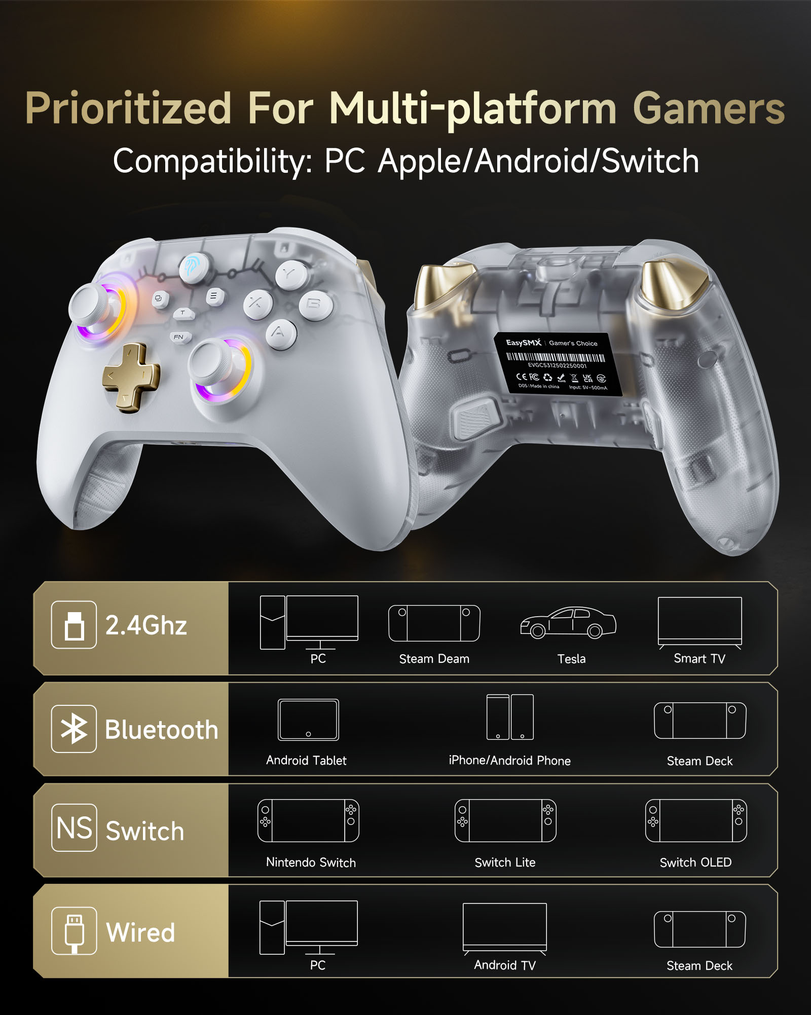 EasySMX D05 Wireless Gamepad u - Board Game Android ulasan dan harga